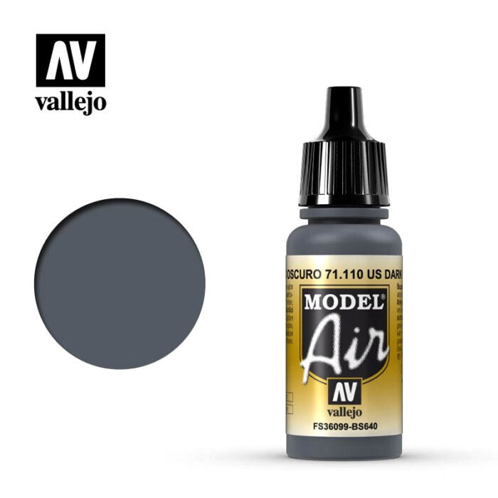 Vallejo AV71110 Model Air US Dark Grey 17 ml