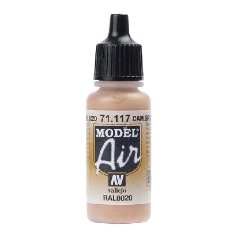 Vallejo AV71117 Model Air Camouflage Brown 17 ml