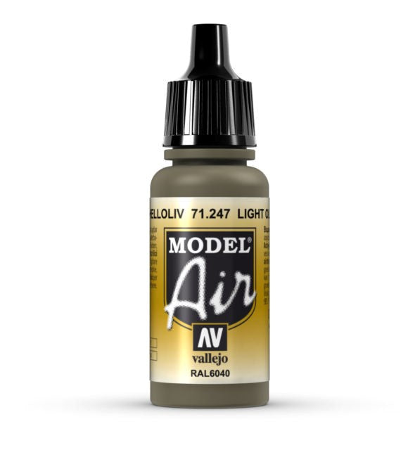 Vallejo AV71247 Model Air Light Olive 17 ml