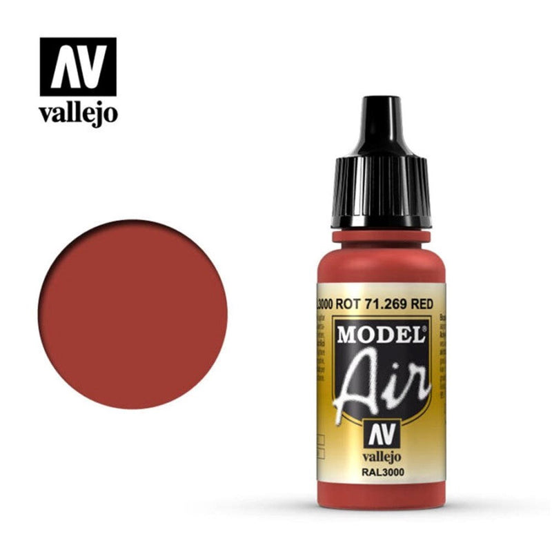 Vallejo AV71269 Model Air Red RAL3000 17 ml