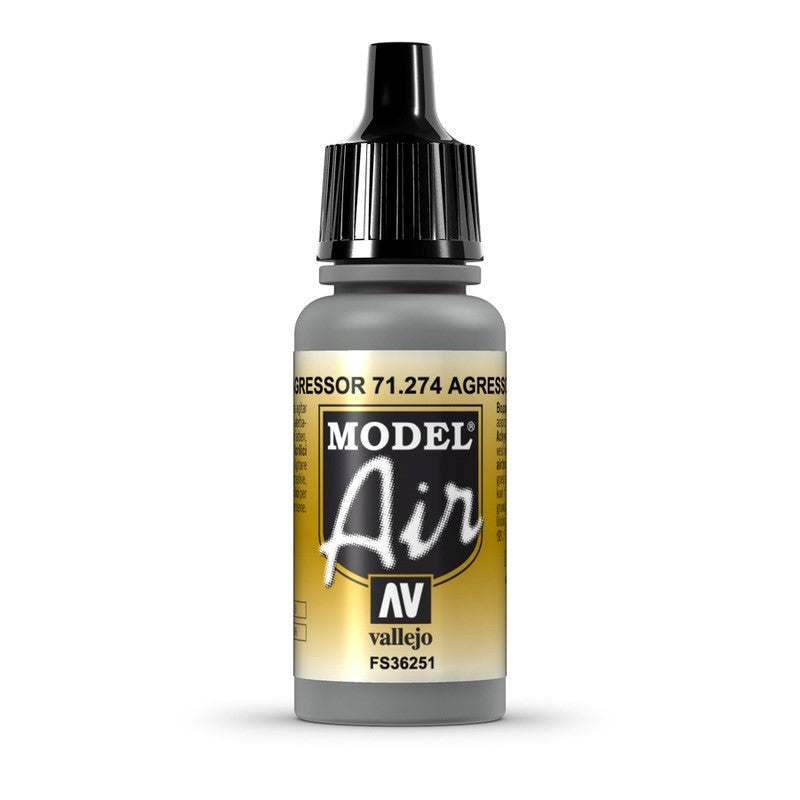 Vallejo AV71274 Model Air Agressor Gray 17 ml
