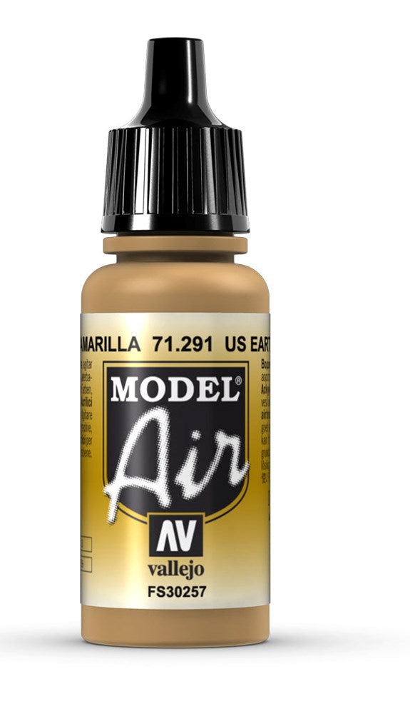 Vallejo AV71291 Model Air US Earth Yellow 17 ml