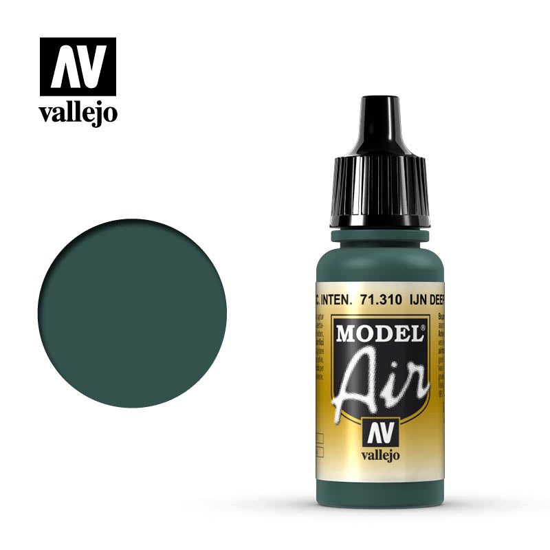 Vallejo AV71310 Model Air IJN Deep Dark Green 17 ml