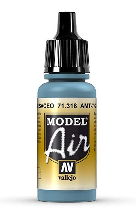Vallejo AV71318 Model Air AMT-7 Greyish Blue 17 ml