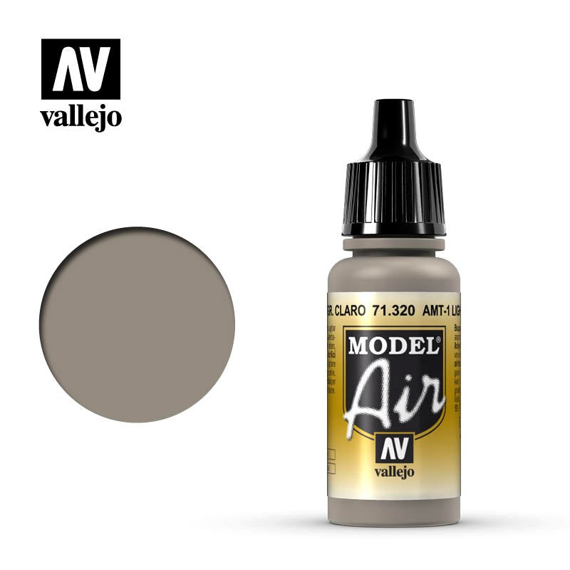 Vallejo AV71320 Model Air AMT-1 Light Greyish Brown 17 ml