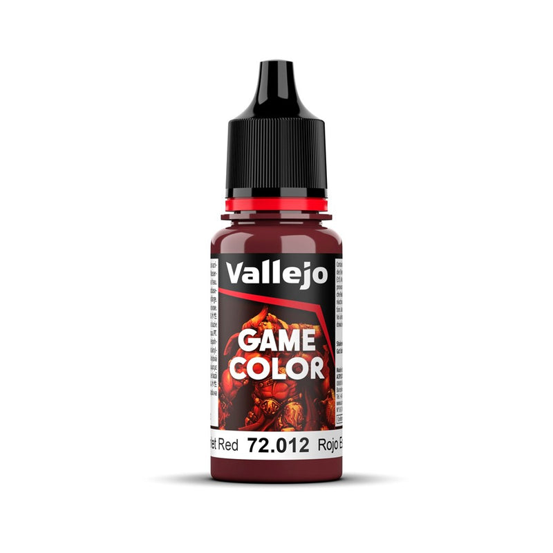 Vallejo AV72012 Game Colour Scarlet Red 18ml