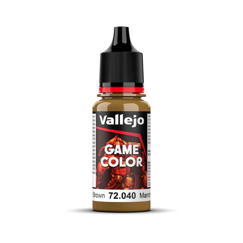 Vallejo AV72040 Game Colour Leather Brown 18ml