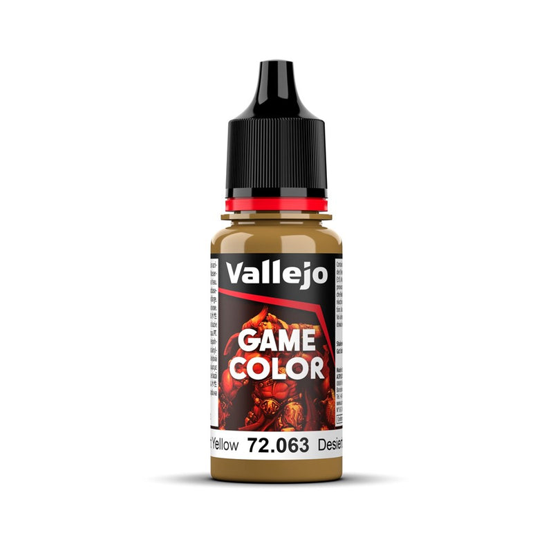 Vallejo AV72063 Game Colour Desert Yellow 18ml