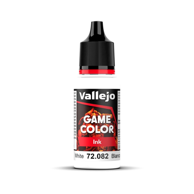 Vallejo AV72082 Game Colour Ink White 18ml