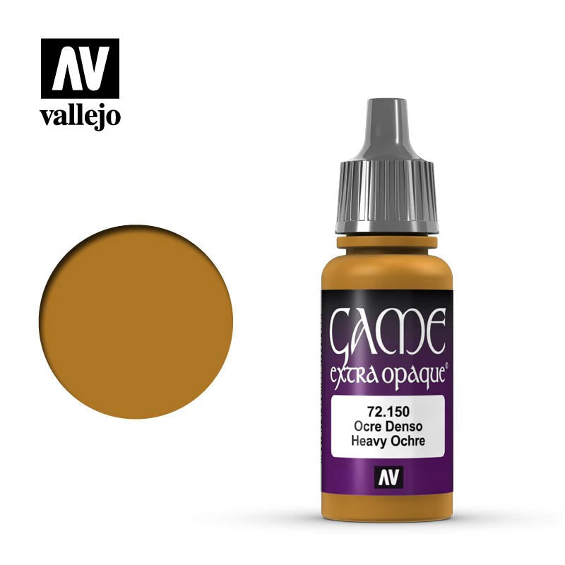 Vallejo AV72150 Game Colour Extra Opaque Heavy Ochre 17 ml
