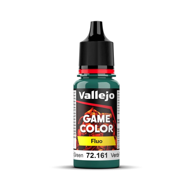 Vallejo AV72161 Game Colour Fluorescent Cold Green 18ml