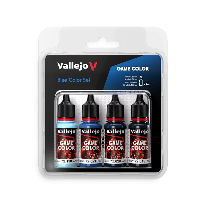 Vallejo AV72376 Game Colour Blue Color Set