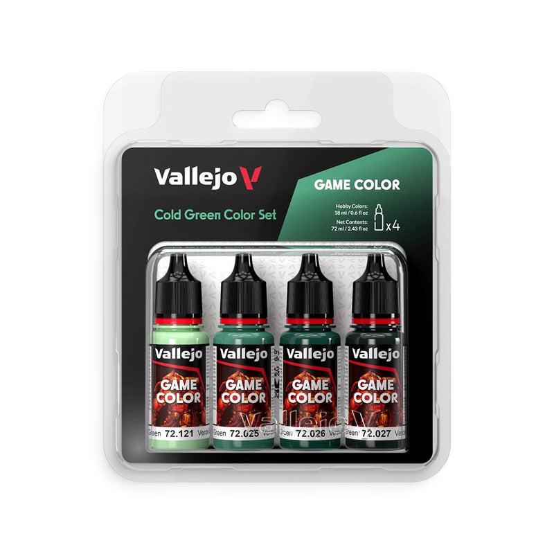 Vallejo AV72383 Game Colour Cold Green Color Set