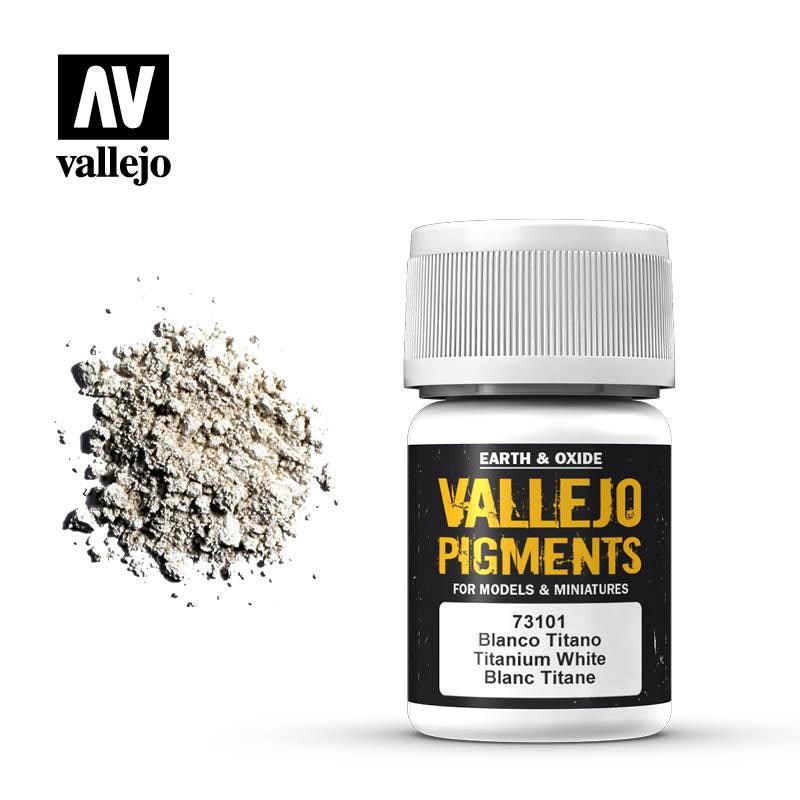 Vallejo AV73101 Pigments Titanium White 30 ml