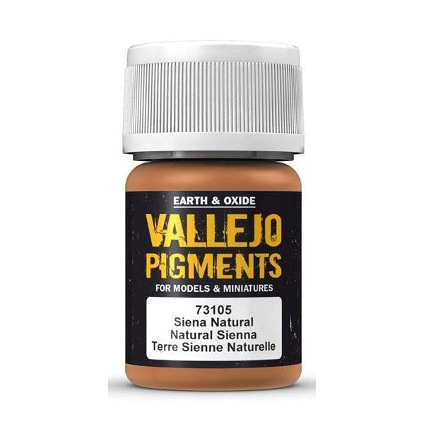 Vallejo AV73105 Pigments Natural Sienna 30 ml