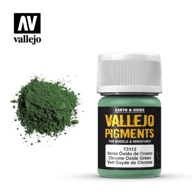 Vallejo AV73112 Pigments Chrome Oxide Green 30 ml