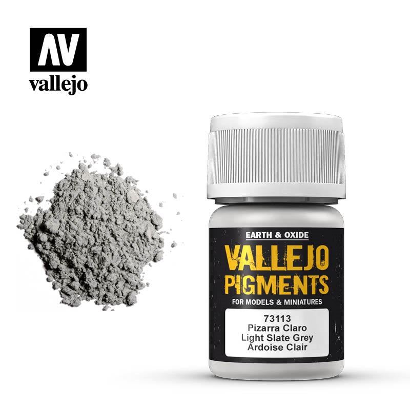 Vallejo AV73113 Pigments Light Slate Grey 30 ml