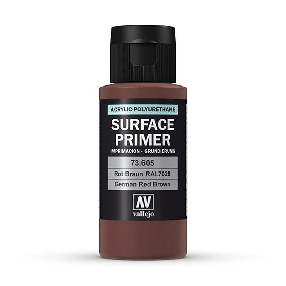 Vallejo AV73605 Surface Primer Ger Red Brown 60 ml