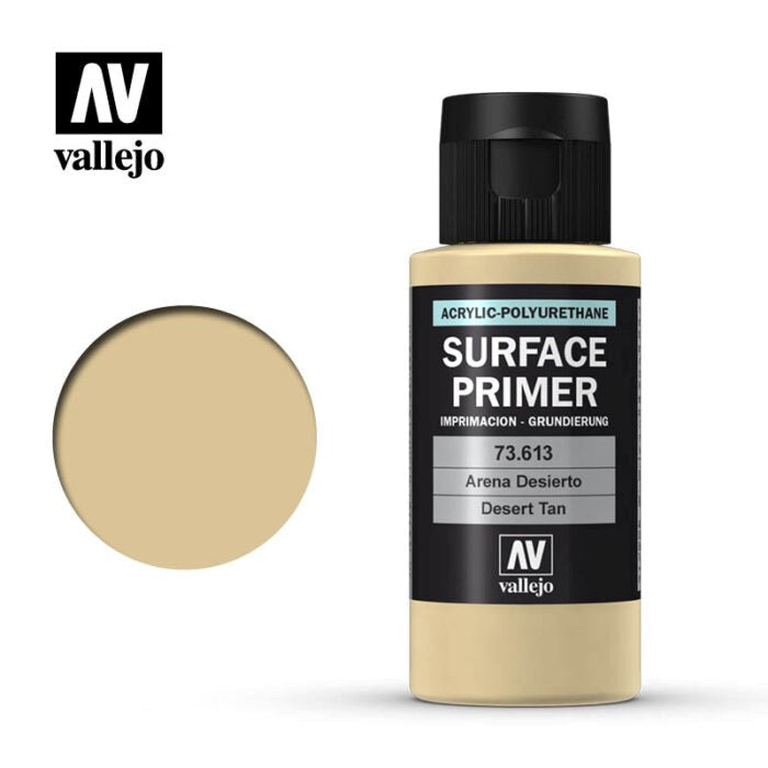 Vallejo AV73613 Surface Primer Desert Tan Base 60 ml