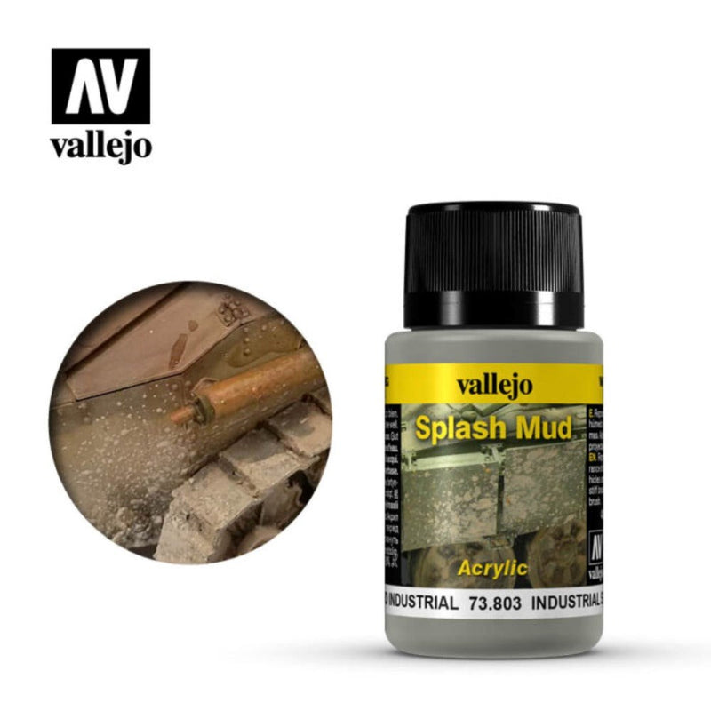 Vallejo AV73803 Weathering Effects Industrial Splash Mud 40 ml