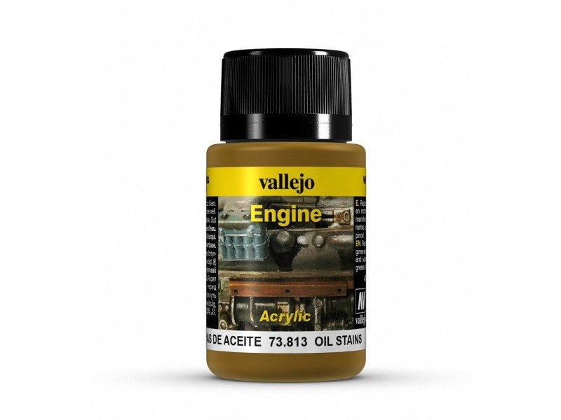 Vallejo AV73813 Weathering Effects Oil Stains 40 ml