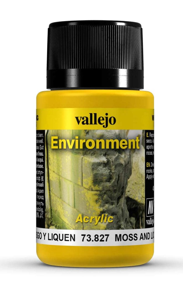 Vallejo AV73827 Weathering Effects Moss and Lichen Effect 40 ml