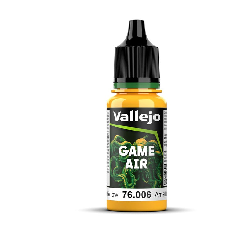 Vallejo AV76006 Game Air Sun Yellow 18 ml