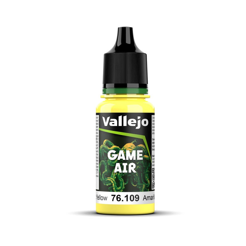 Vallejo AV76109 Game Air Toxic Yellow 18 ml