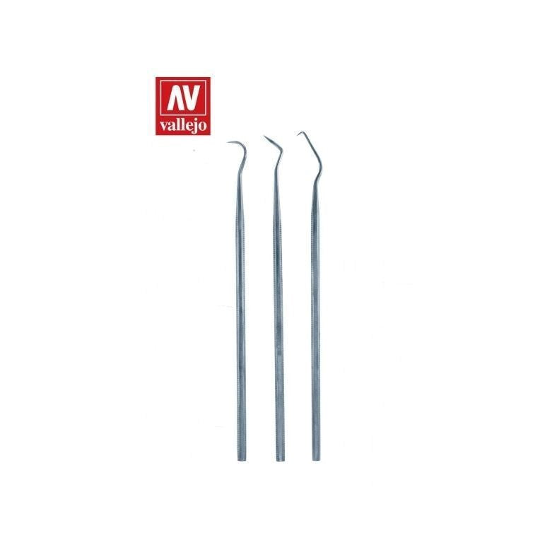 Vallejo AVT02001 Hobby Tools Set of 3 s/s Probes
