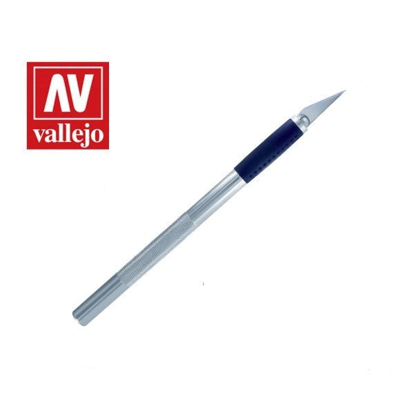 Vallejo AVT06007 Hobby Tools Soft Grip Craft Knife no.1 with #11 Blade
