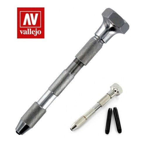 Vallejo AVT09001 Hobby Tools Pin vice double ended; swivel top
