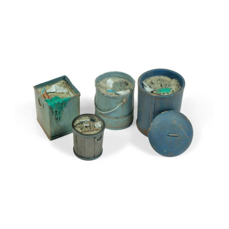 Vallejo AVSC213 Scenic Accessories Assorted Garbage Bins 2