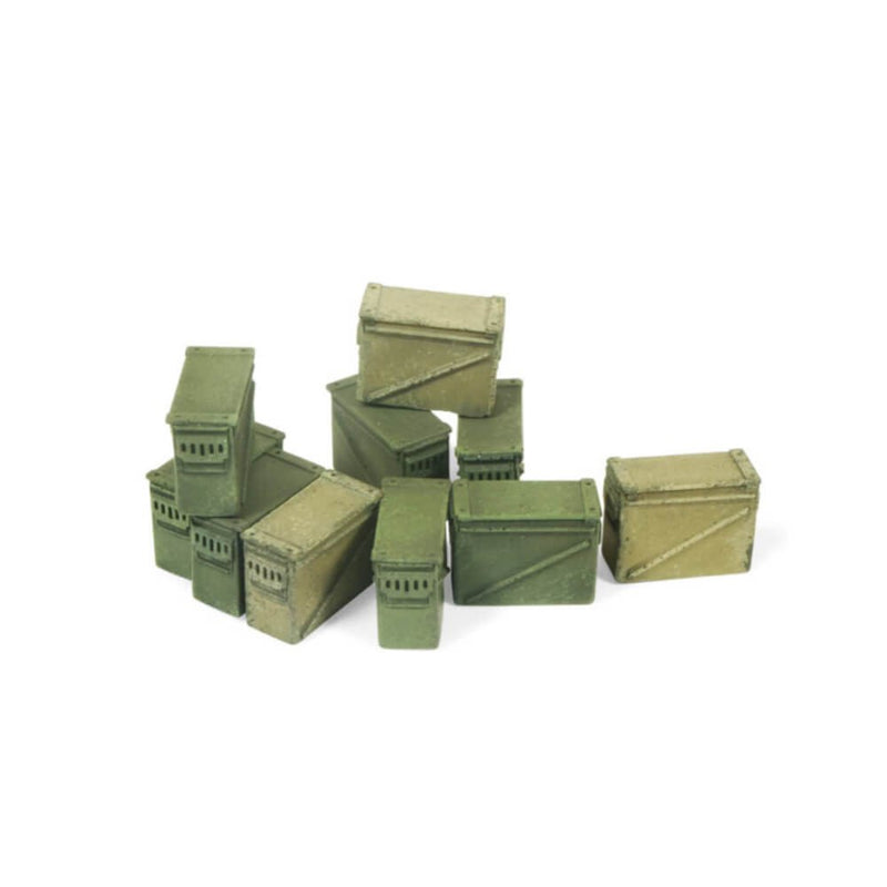 Vallejo AVSC221 Scenic Accessories Large Ammo Boxes 12 and 7 mm