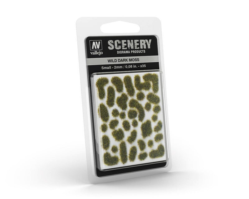 Vallejo SC402 Scenery Wild Tuft Small Dark Moss