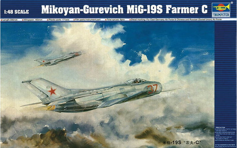 Trumpeter 02803 1/48 Mikoyan-Gurevich MiG-19S Farmer C