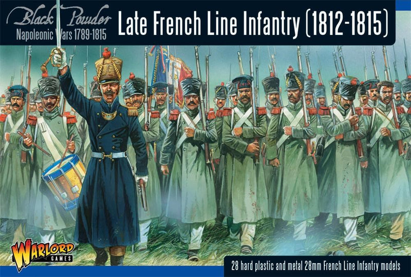 Black Powder WGN-FR-10 28mm Napoleonic Wars French Late French Line Infantry (1812-1815)