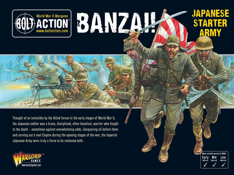 Bolt Action 402616001 1/56 Starter Armies Banzai! Japanese Starter Army