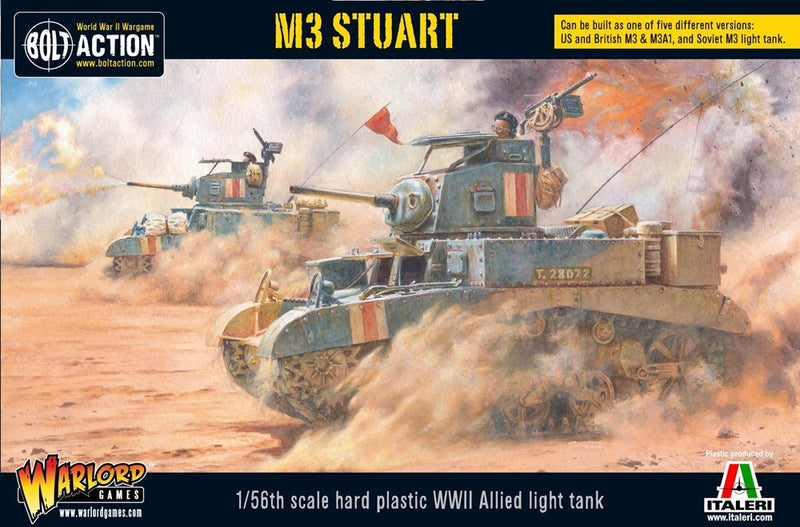 Bolt Action 402013002 1/56 US Army Tanks M3 Stuart