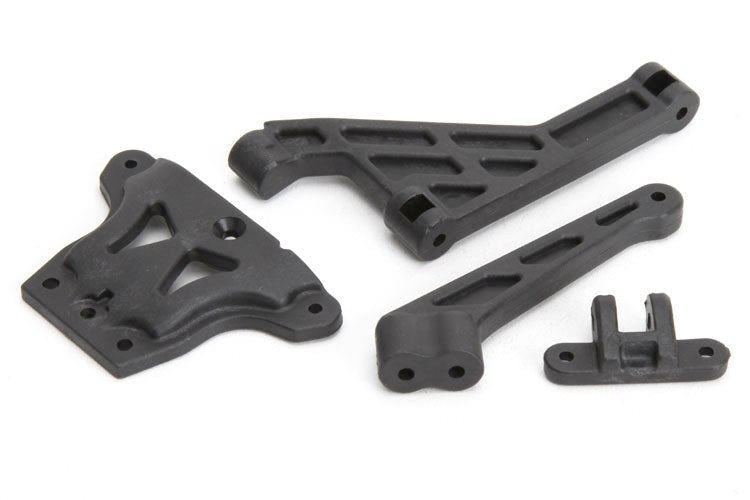 Agama AG-1009 Front upper plate & F/R brace set 4pcs