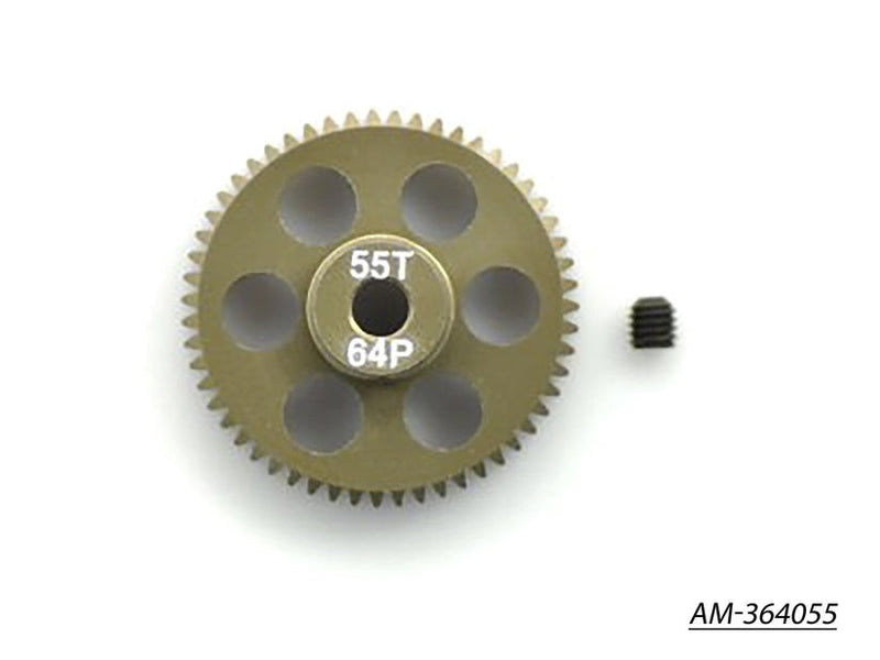Arrowmax AM-364055 Pinion Gear 64P 55T 7075 Hard