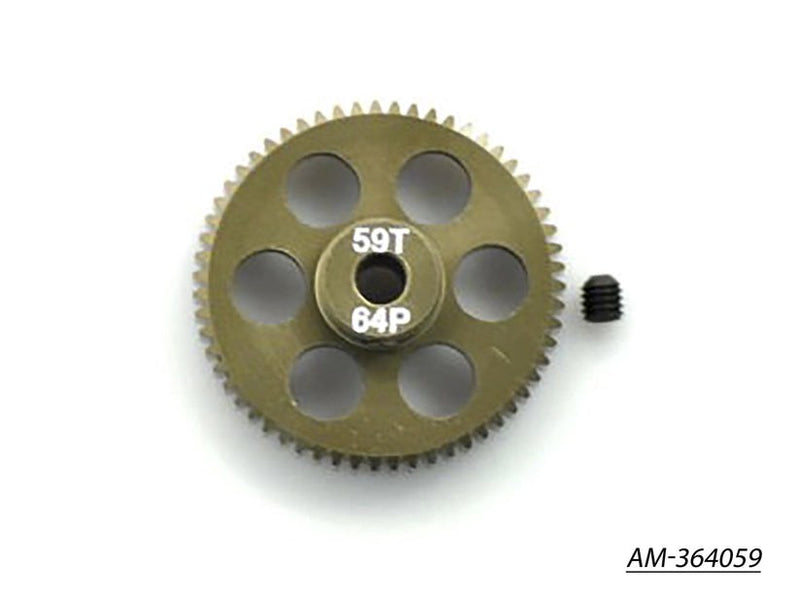 Arrowmax AM-364059 Pinion Gear 64P 59T 7075 Hard
