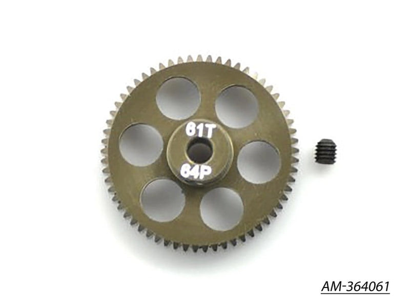 Arrowmax AM-364061 Pinion Gear 64P 61T 7075 Hard