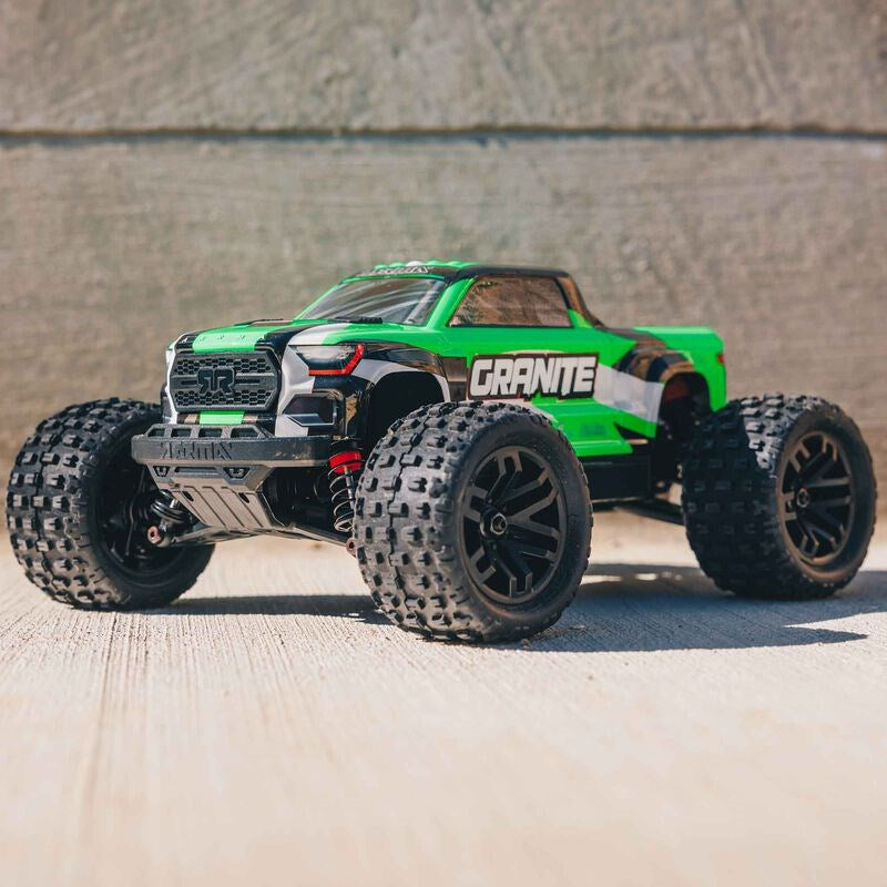 ARRMA ARA2102T3 1/18 GRANITE GROM MEGA 380 Brushed 4X4 Monster Truck RTR with Battery & Charger Green