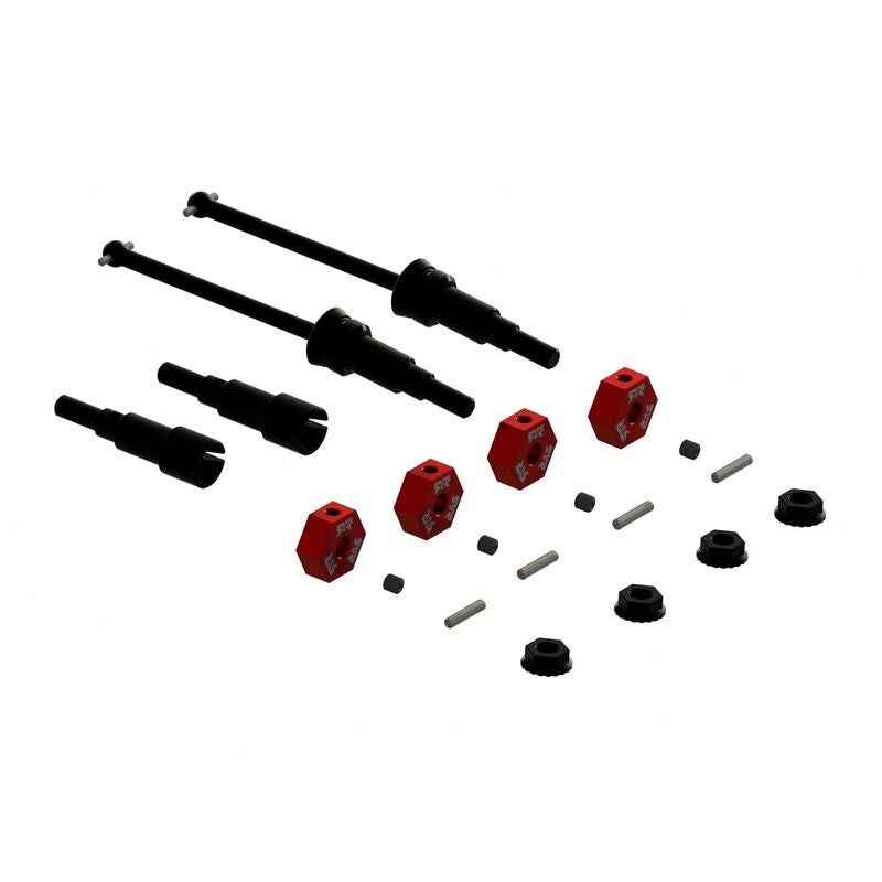 ARRMA ARA311198 Metal Axle Hex Drive Shaft Set Grom Upgrade