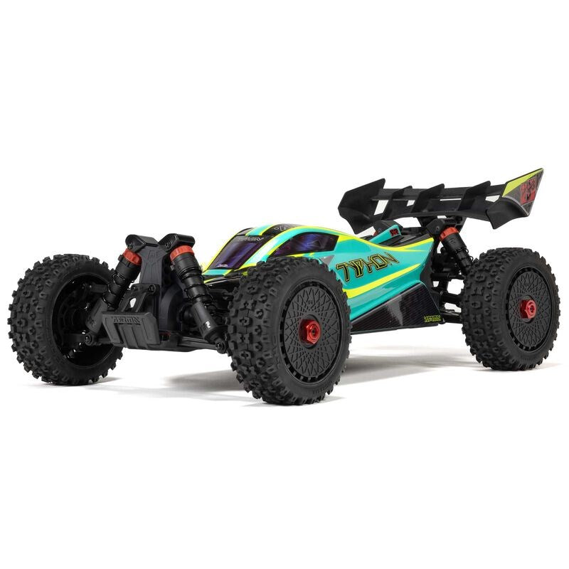 ARRMA ARA4306V4T1 1/8 TYPHON 223S BLX Brushless 4X4 Buggy RTR with DSC Green