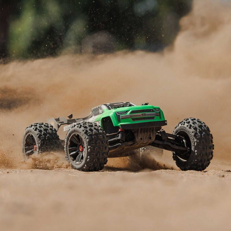 ARRMA ARA4408V2T4 KRATON 4X4 4S BL 1/10TH 4WD SPEED MT (GREEN) With Center Diff