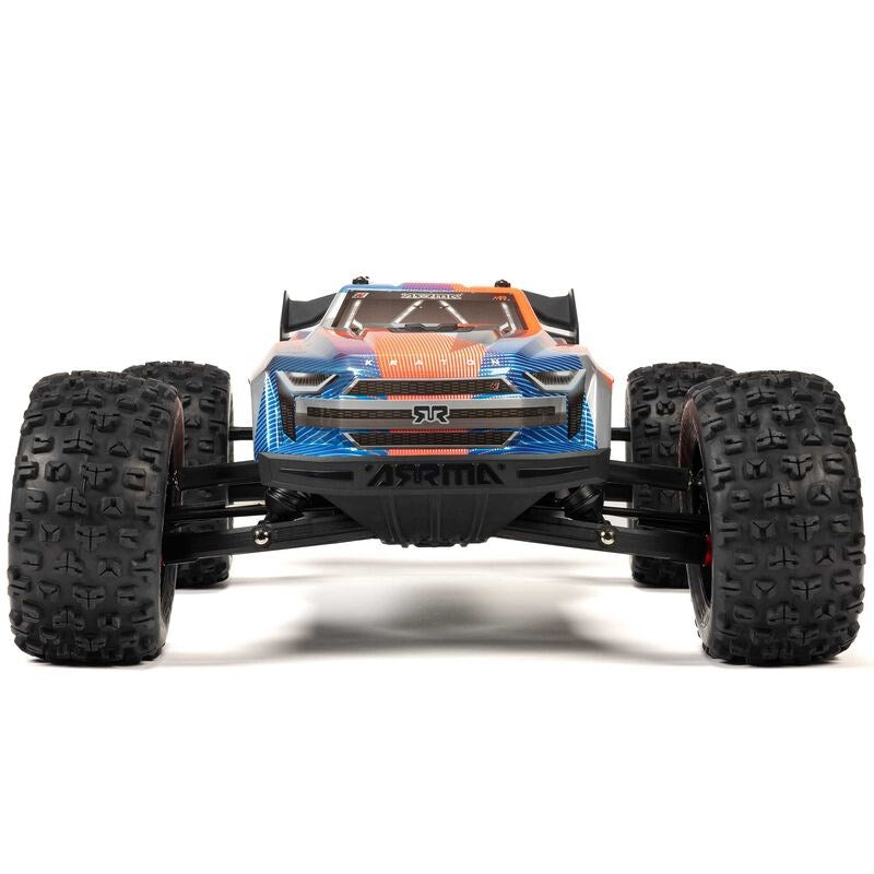 ARRMA ARA8608V6T1 1/8 KRATON 6S V6 4X4 BLX Brushless Speed Monster Truck RTR Blue/Orange