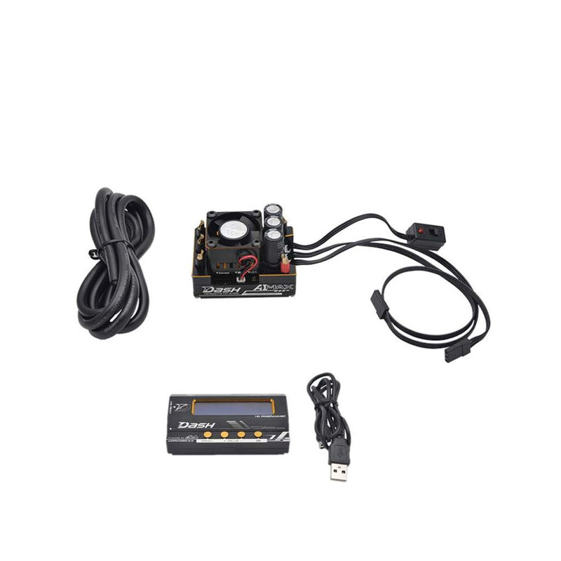 Arrowmax DA-770005+DA-77016 DASH AI MAX 1/8 220Amp Competition ESC for 1/8th Buggy or Monster Truck