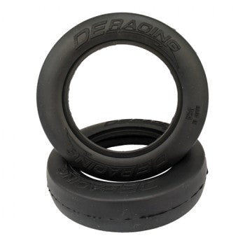 DE Racing DER-ALP-C1 Accelerator LP Low Profile Drag Racing Front Tires / With Inserts / Clay Compound