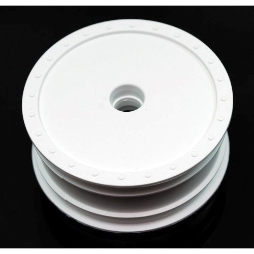 DE Racing DER-BB4-AFW Borrego Wheels for Associated B4 / Customworks / Front / WHITE / 4Pcs 2.2in